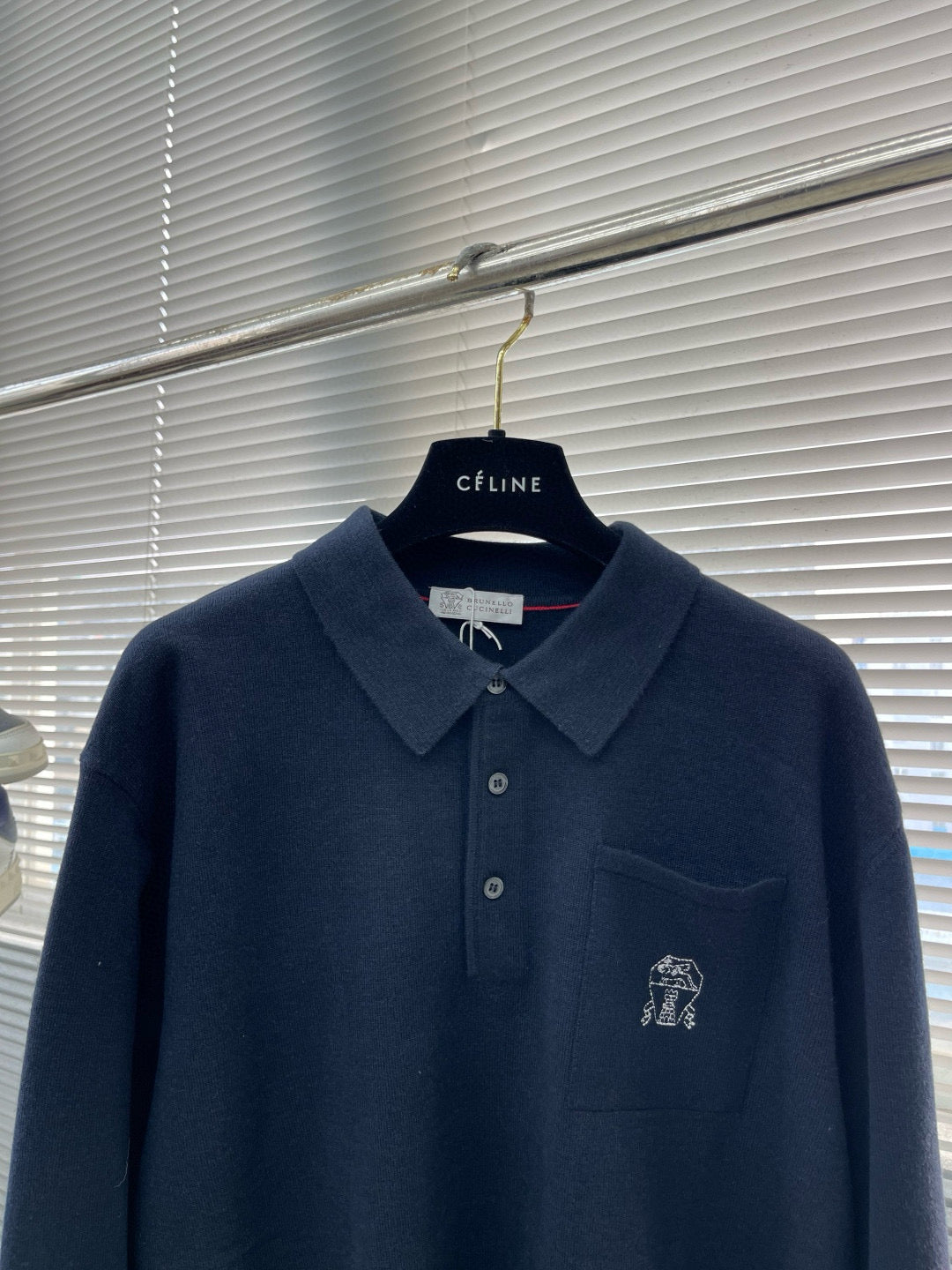 Brunello Cucinelli Long Sleeve Polo