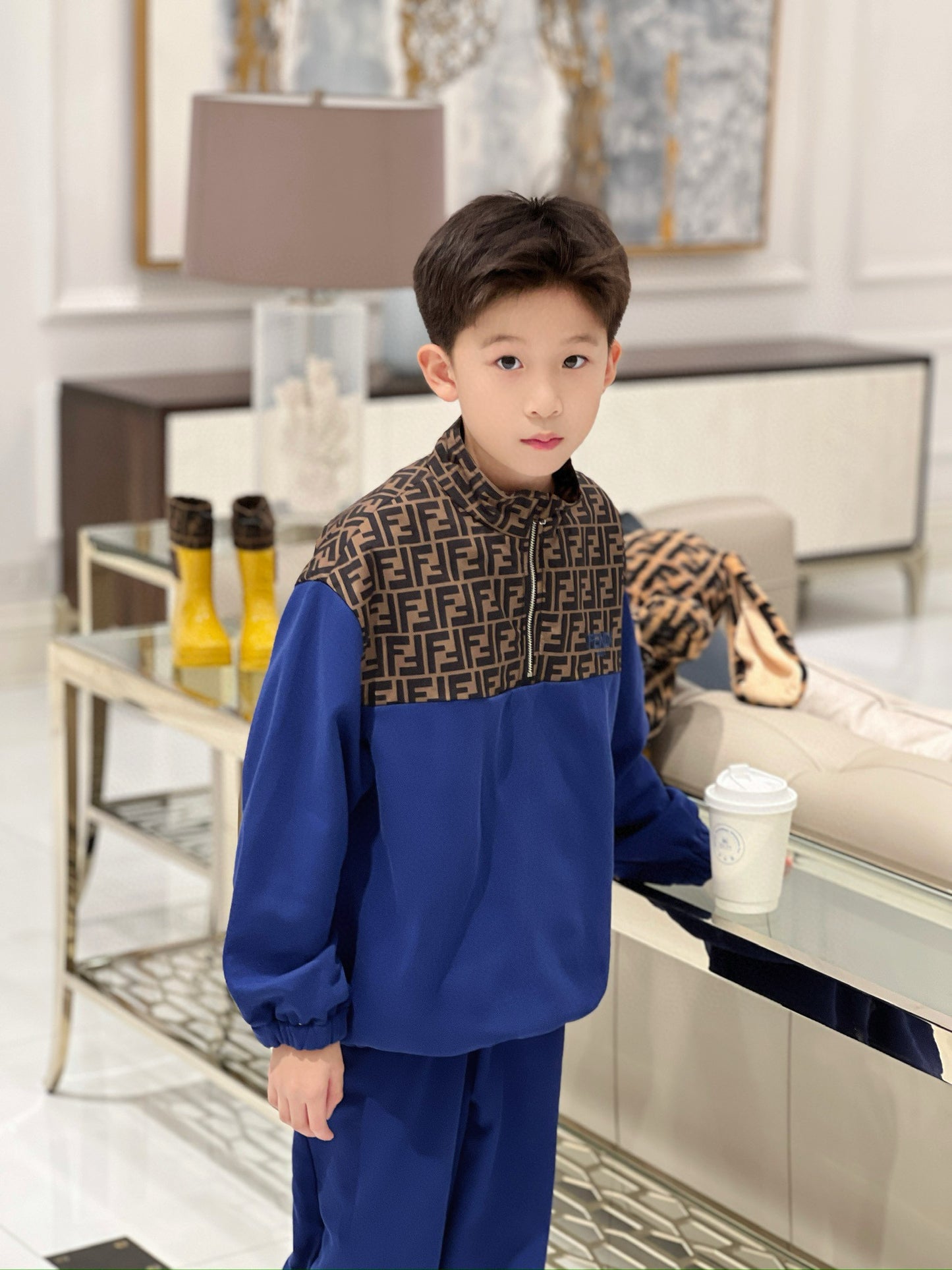 Fendi Jacket/Long Pant Set