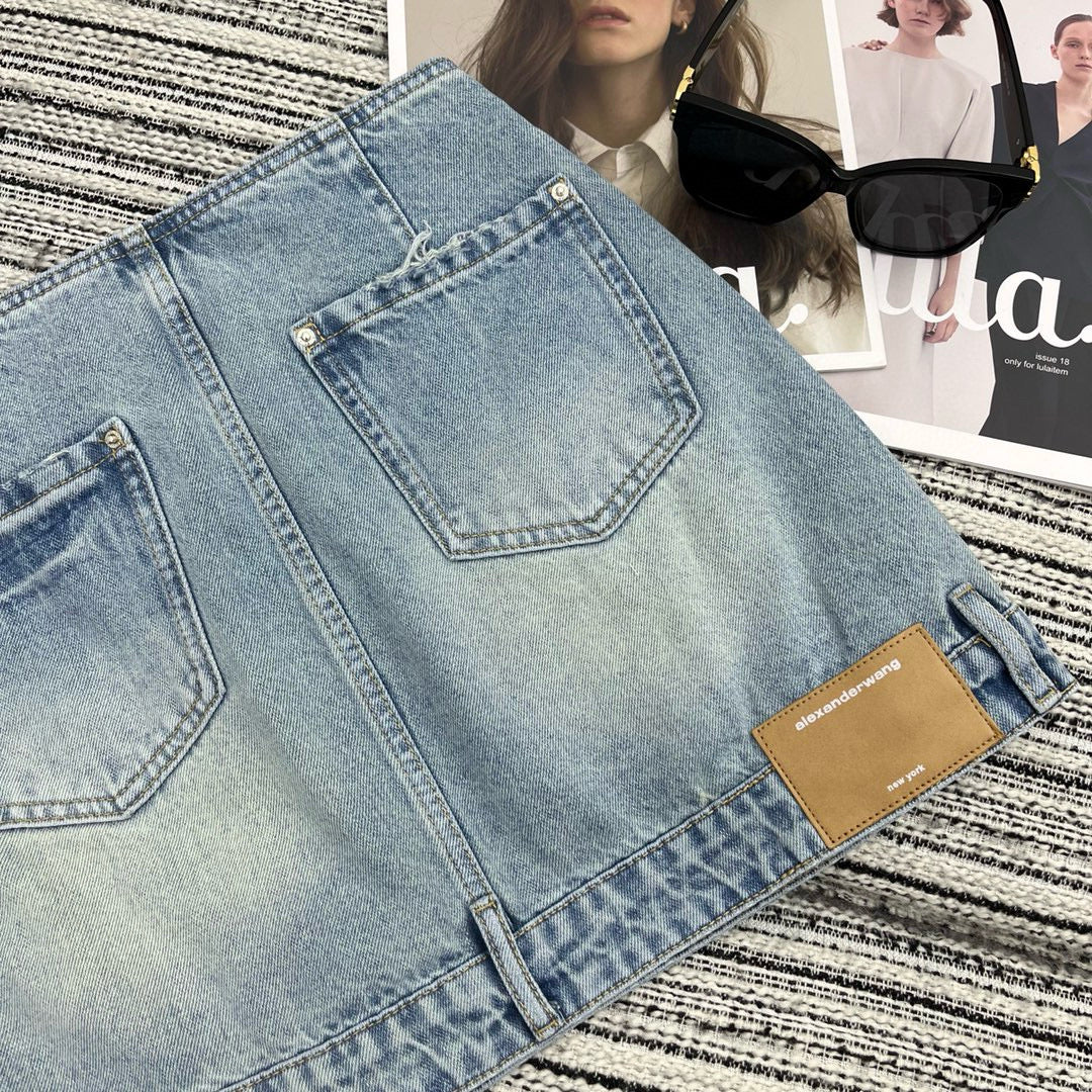 Alexander Wang Jeans Skirt