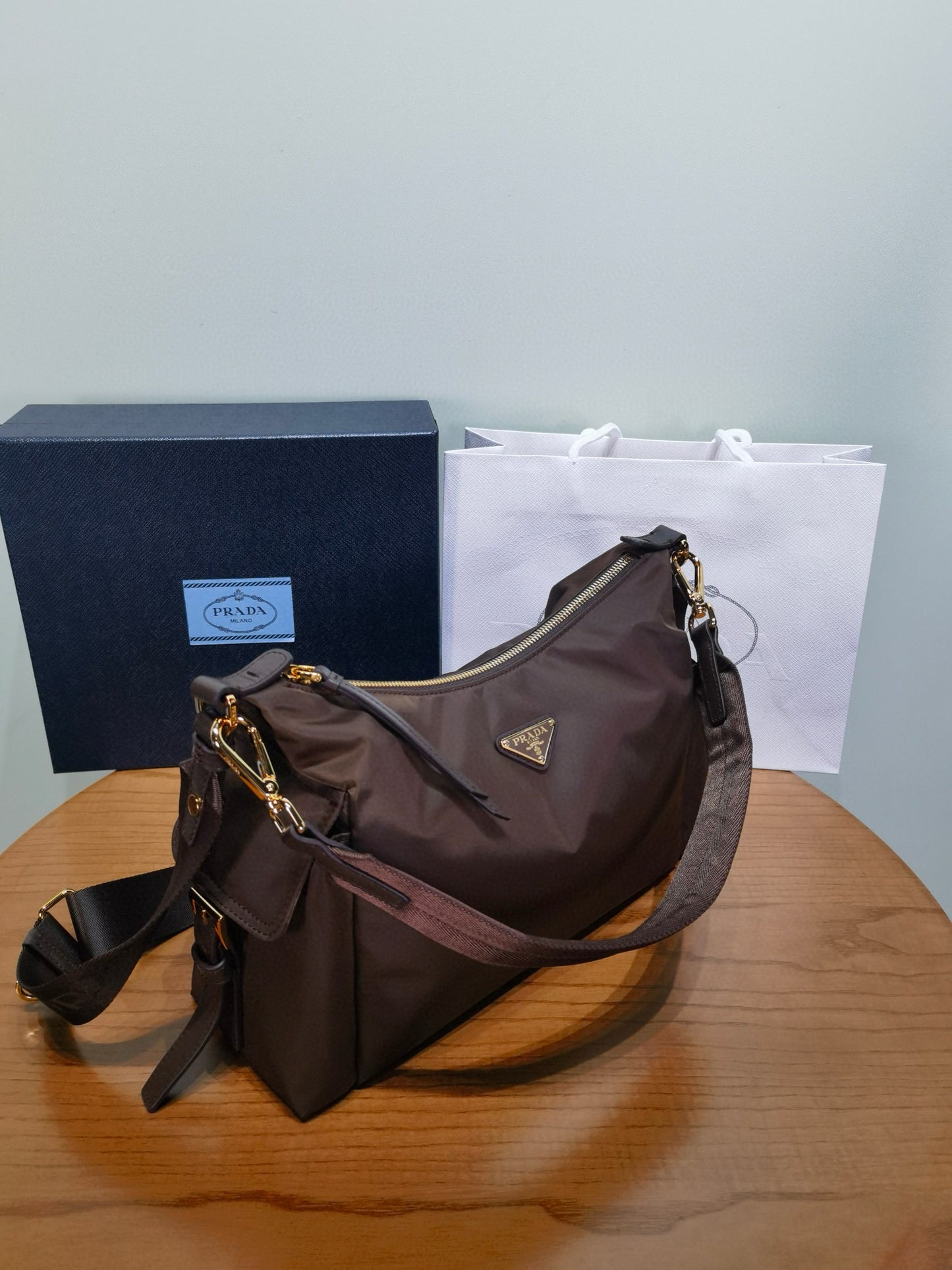PD Re-Nylon Aimee Shoulder Bag