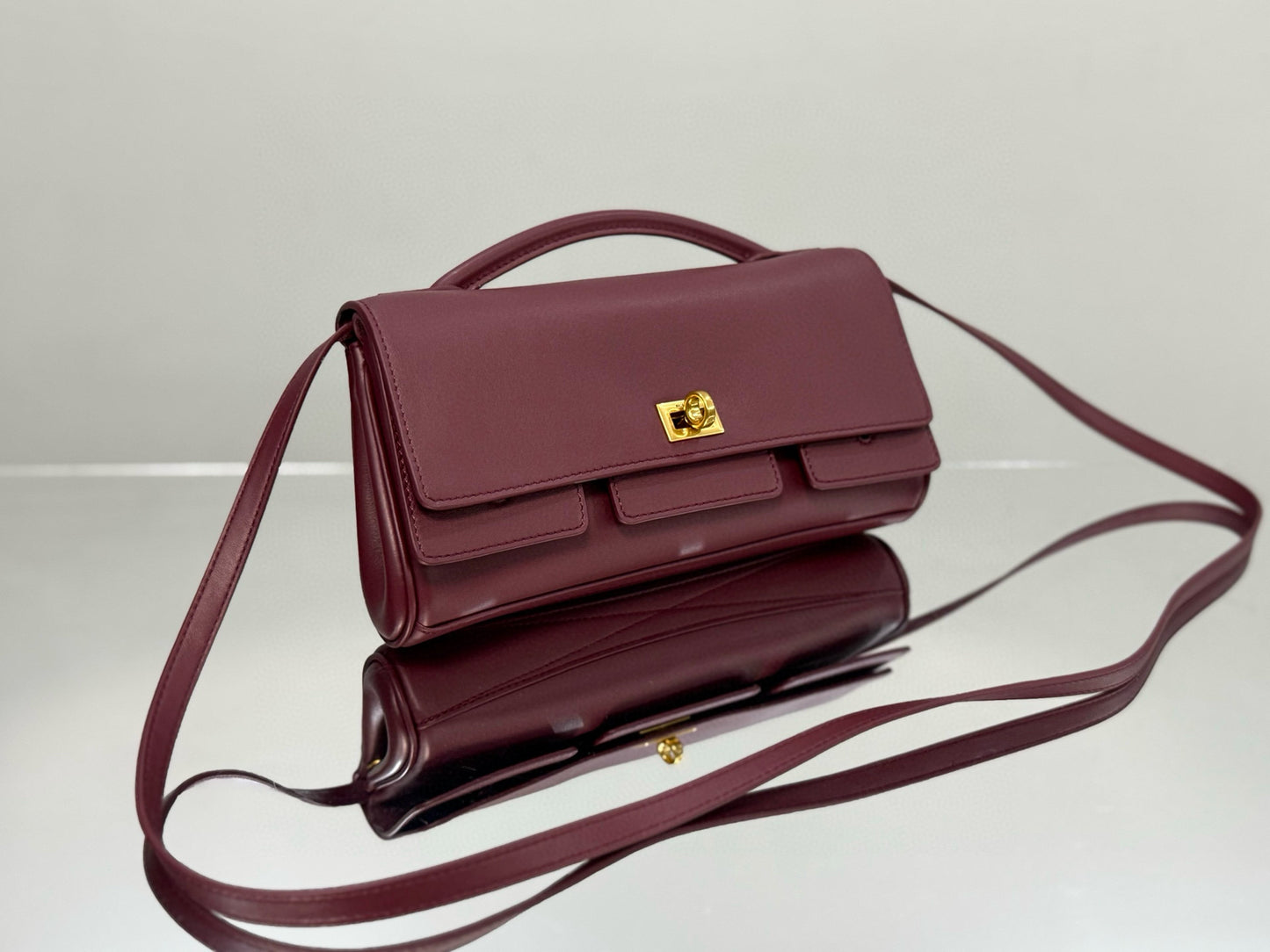 BLCG BelAir Leather Shoulder Bag(26.9x13.9x5.3cm)