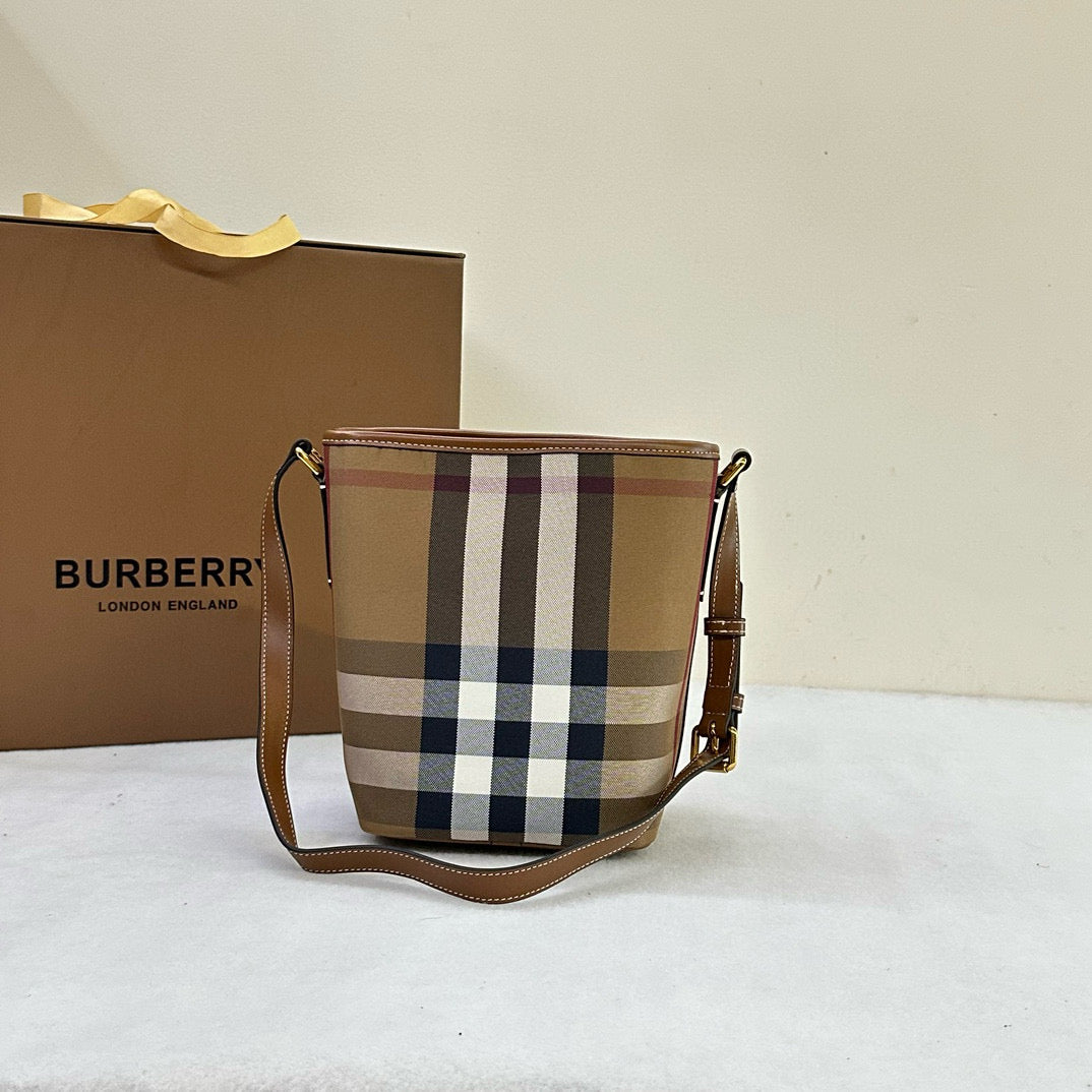 BBR Check Mini Bucket Bag