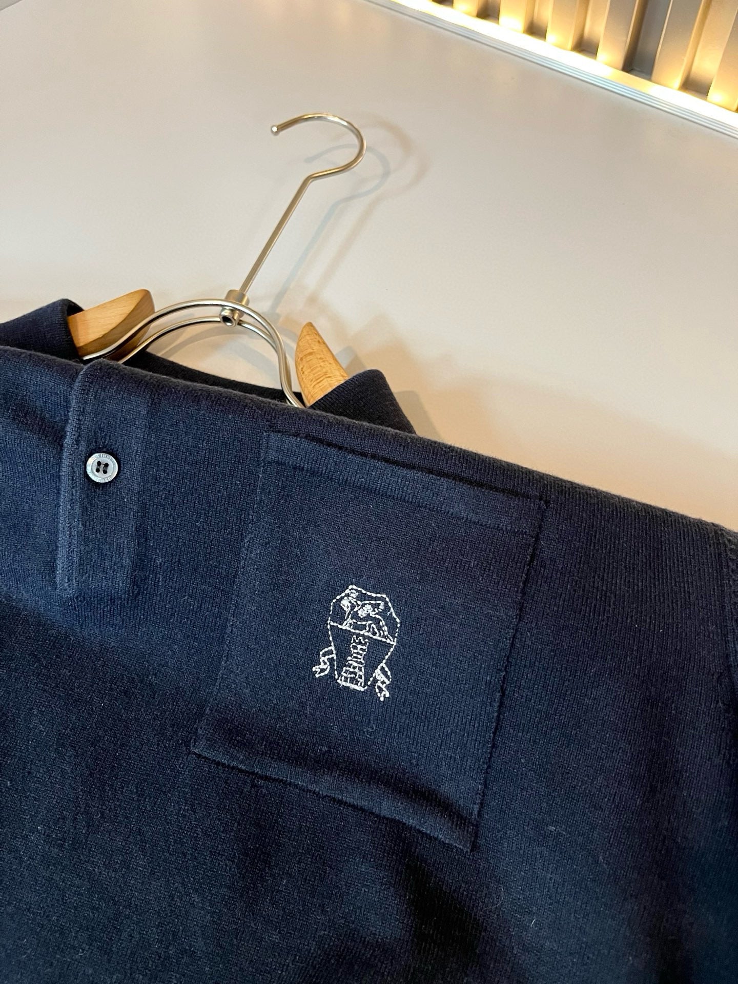 Brunello Cucinelli Long Sleeve Polo