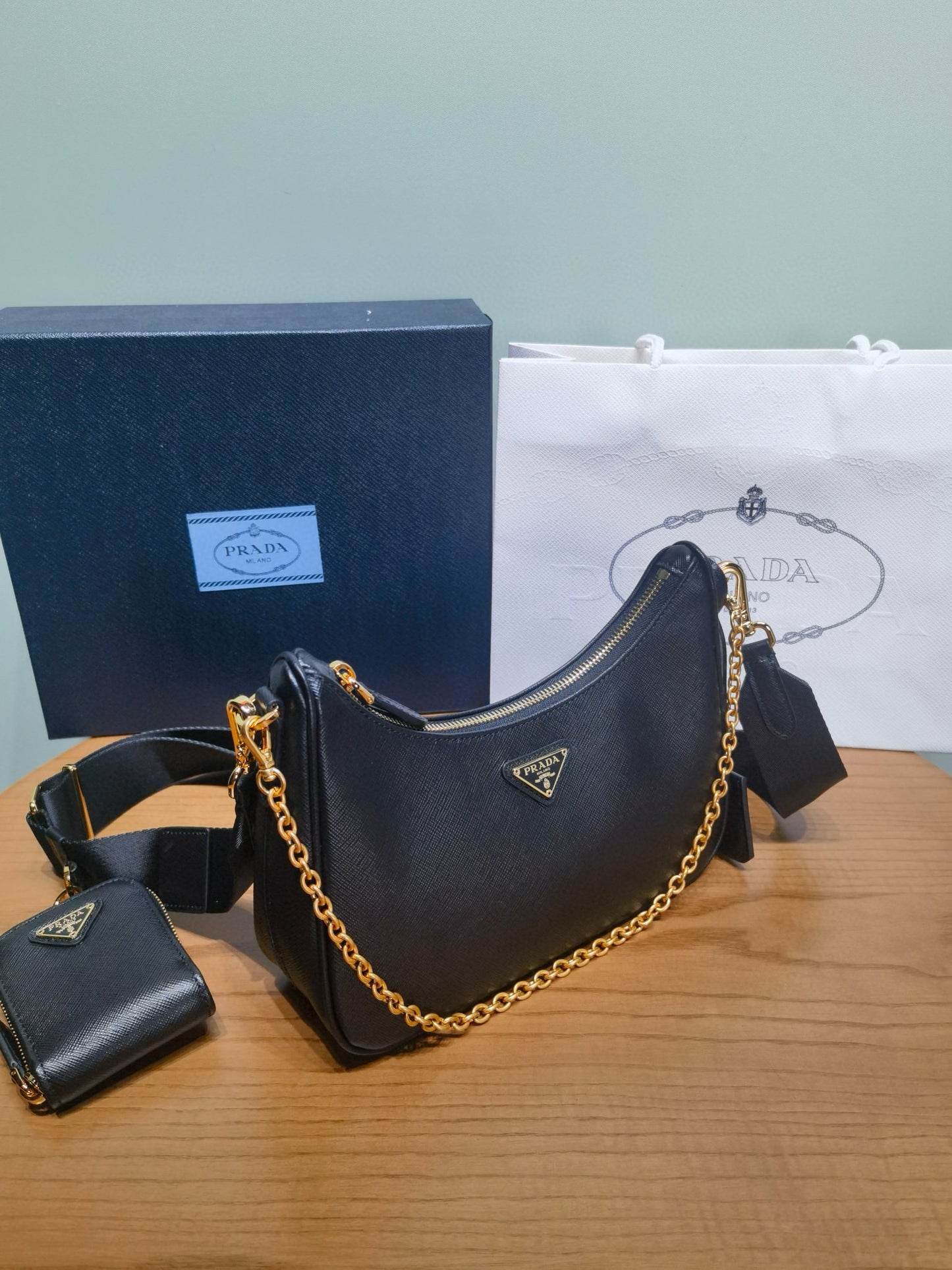 Prada 3 in 1 Cross Body Bag