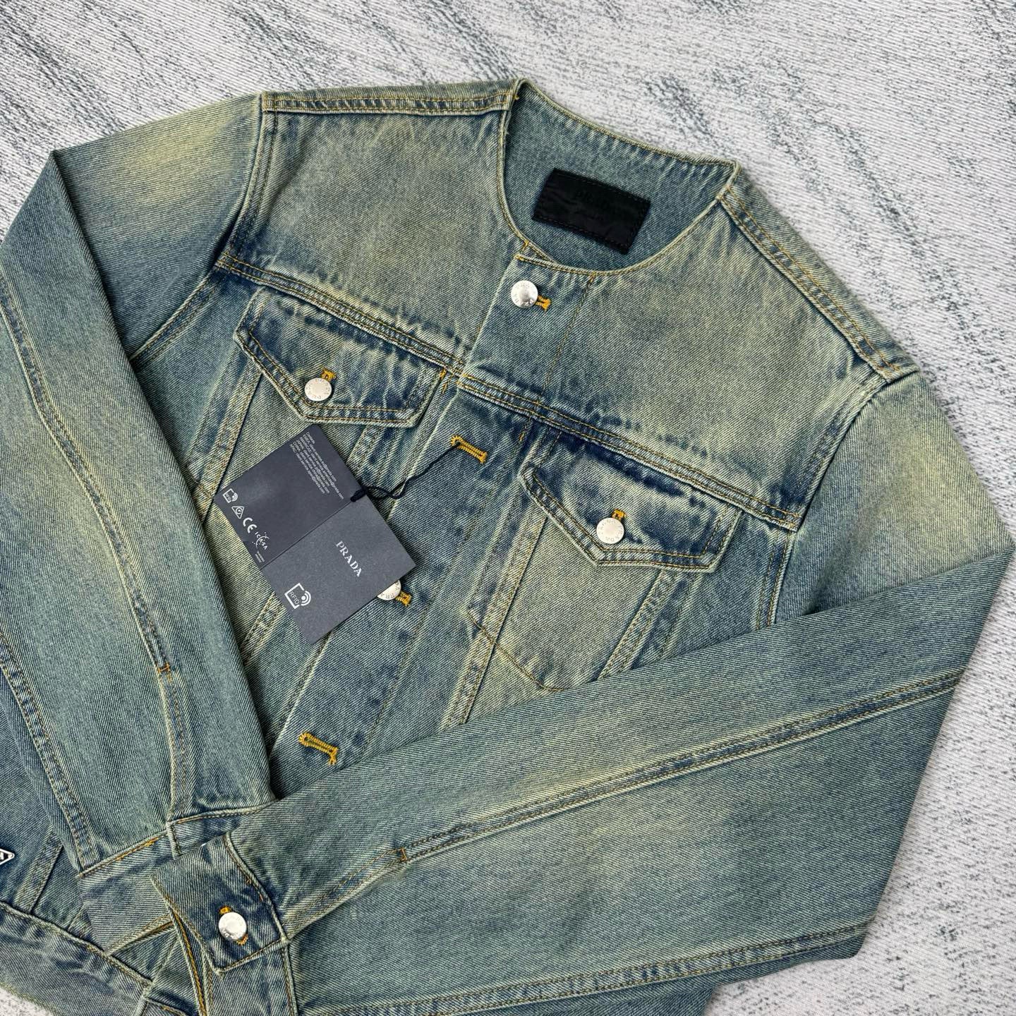 Prada Denim Blouson Jacket