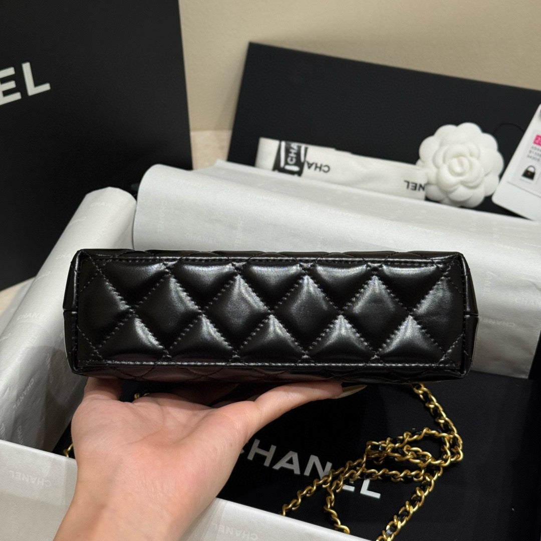 Chanel 23K Kelly Mini (13x19x7cm)