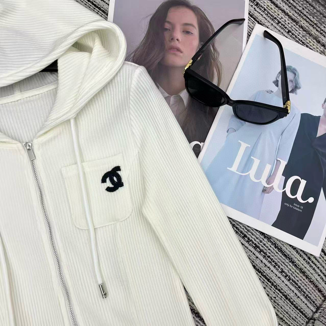 Chanel Hoodie & Jogger Set