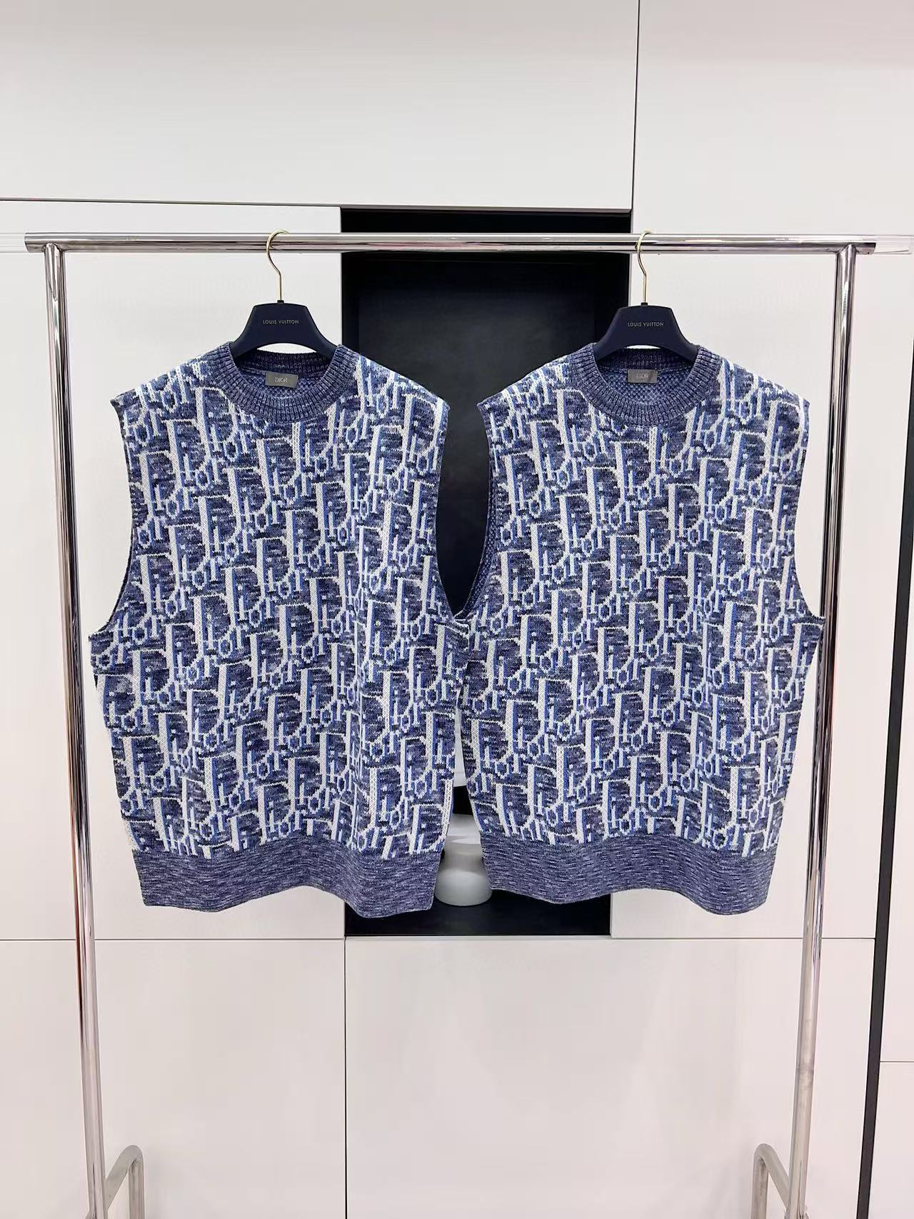 CD Vest Sweater (Size L / Chest 108)