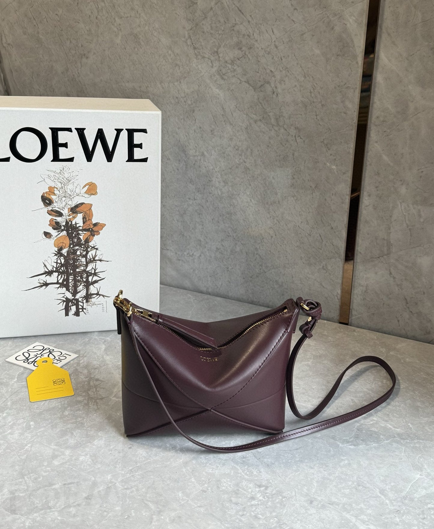 Loewe Puzzle Fold Pouch Mahjong Bag(23x6.5x15.5cm)