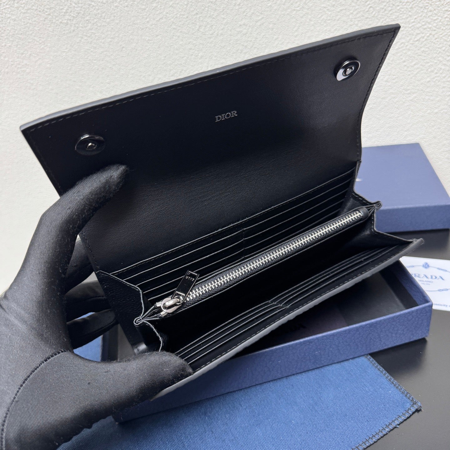 Dior Long Flap Wallet