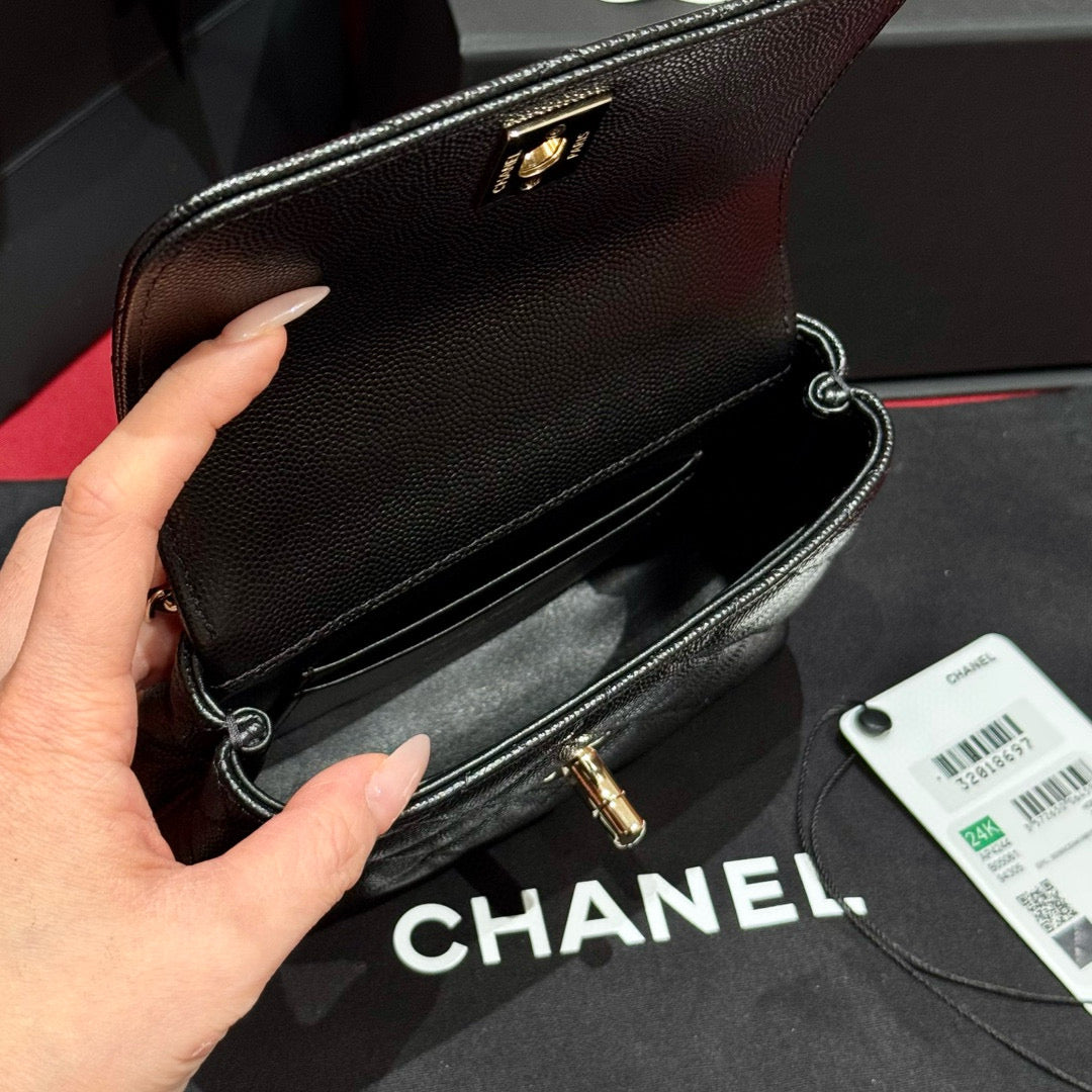Chanel 24K Nano Coco Handle (11.5x14.5x5.5cm)