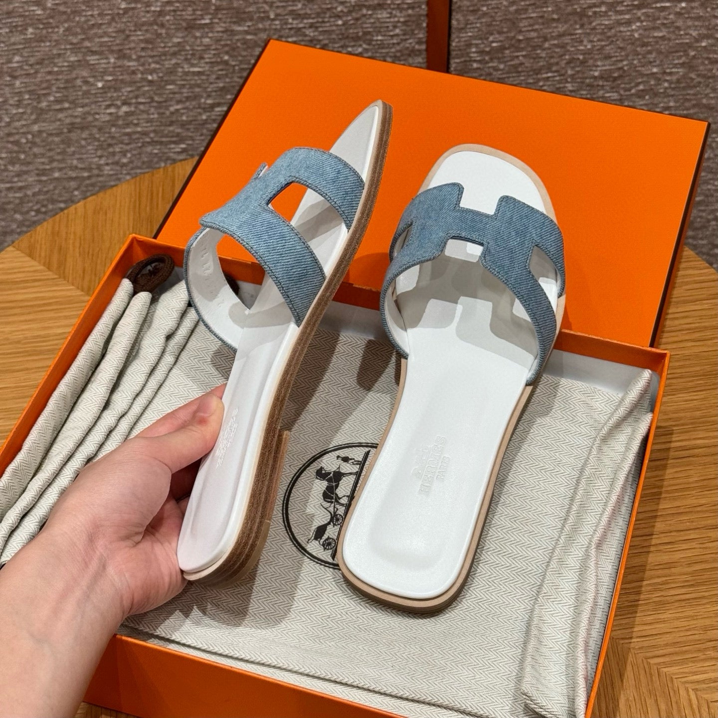 Hermes Slippers