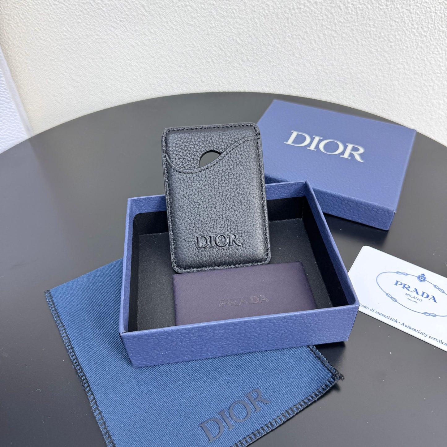 Dior Magnetic Card Holder