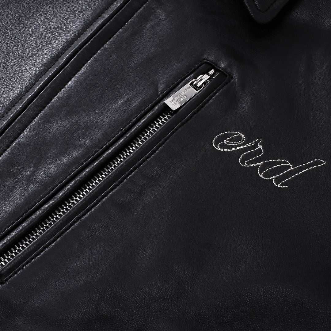 Enfants Riches Déprimés Zip-Up Leather Jacket