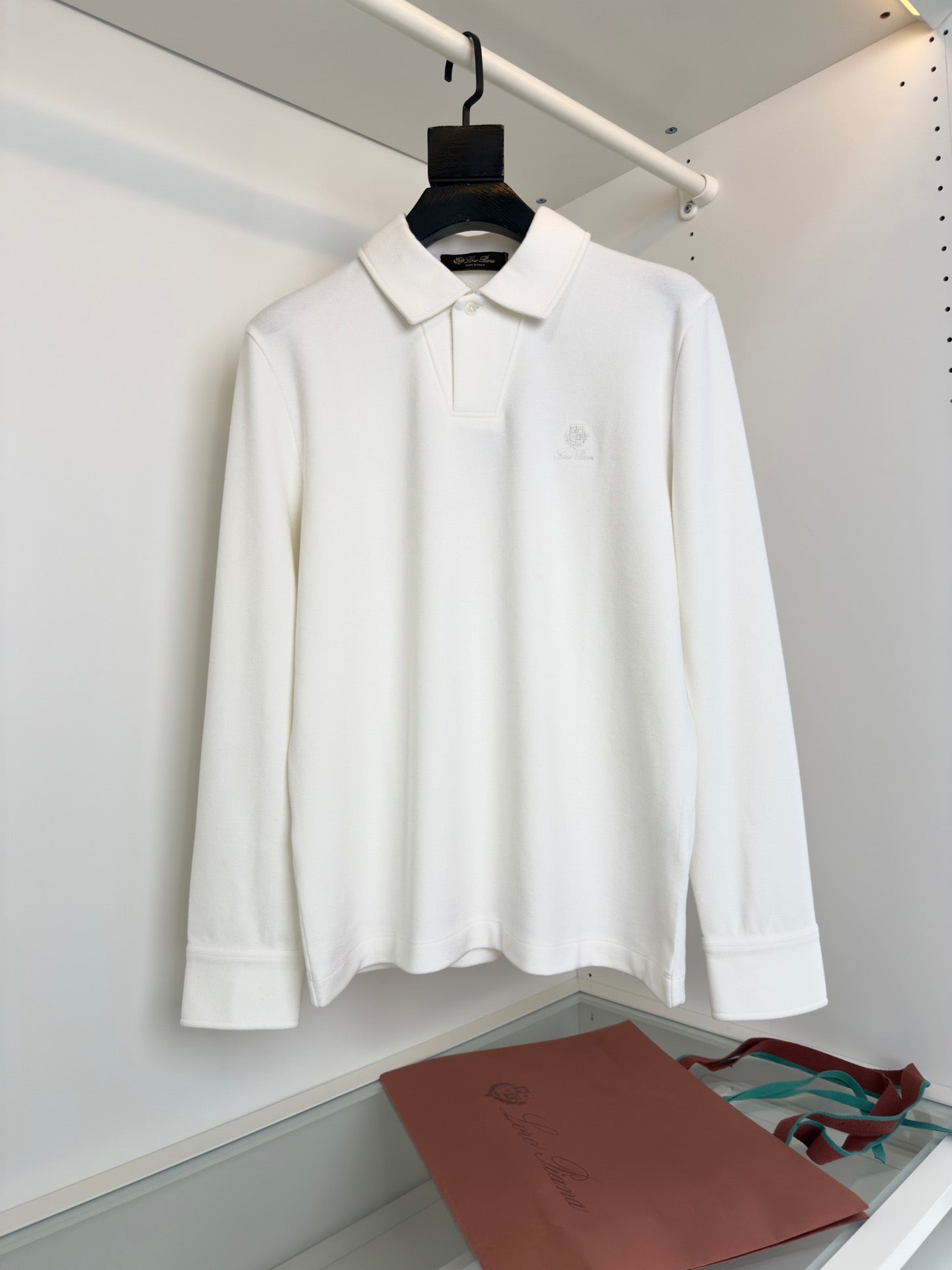 Loro Piana Long Sleeve Polo