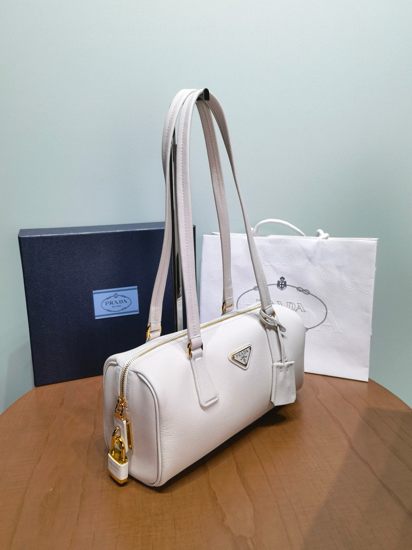 Prada Lock Shoulder Bag