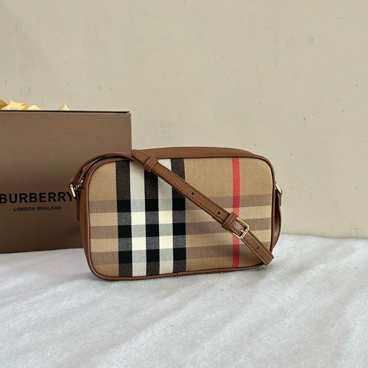 BB Check Camera Bag