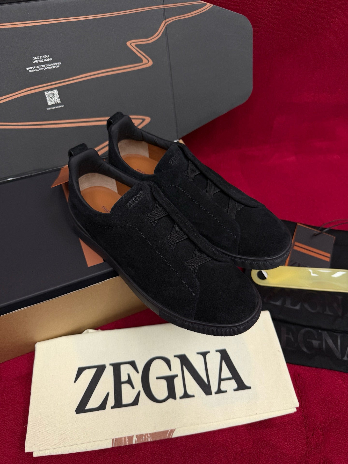 Zegna Suede Sneakers