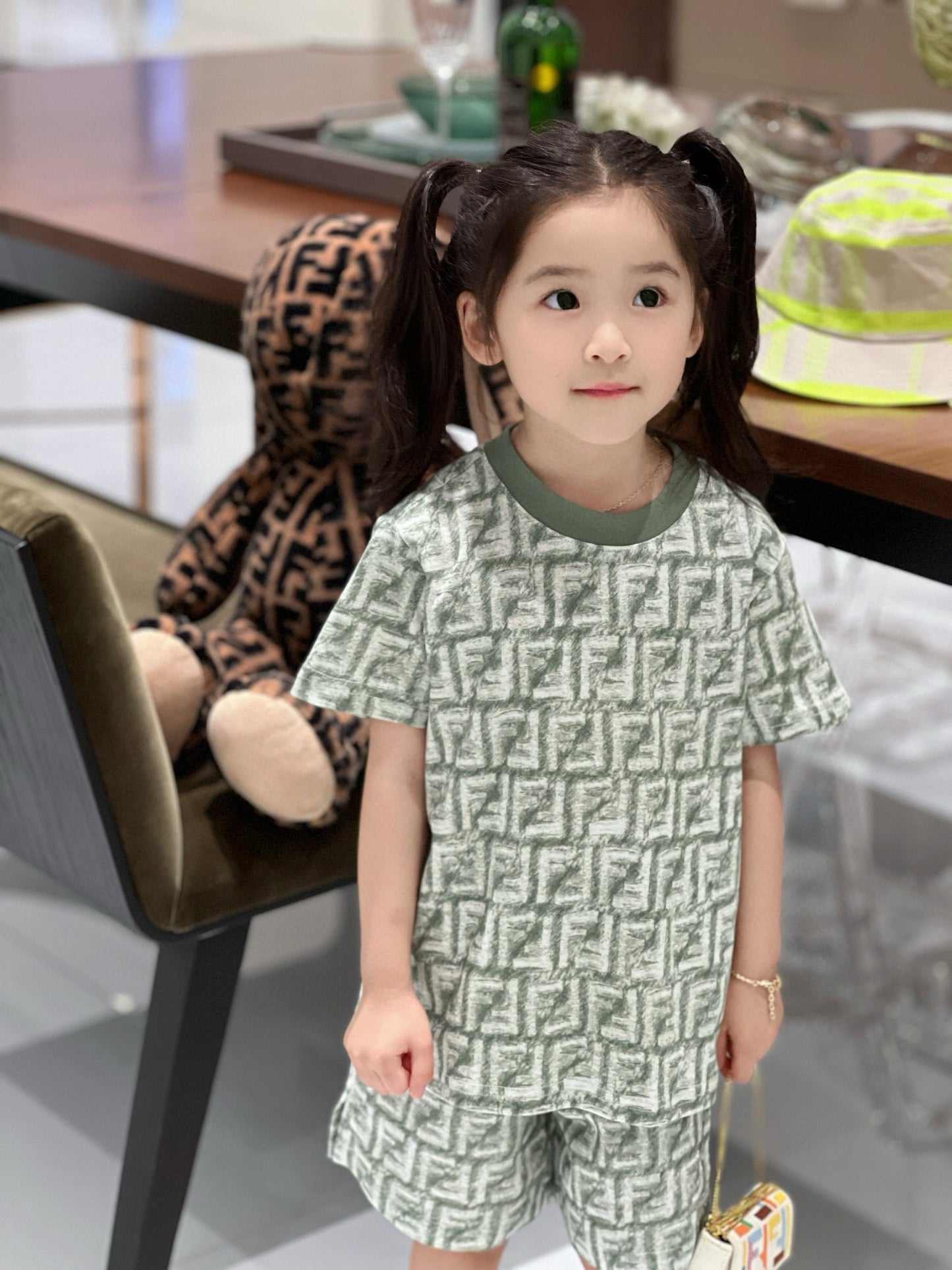 Fendi T-Shirt/Short Pant Set