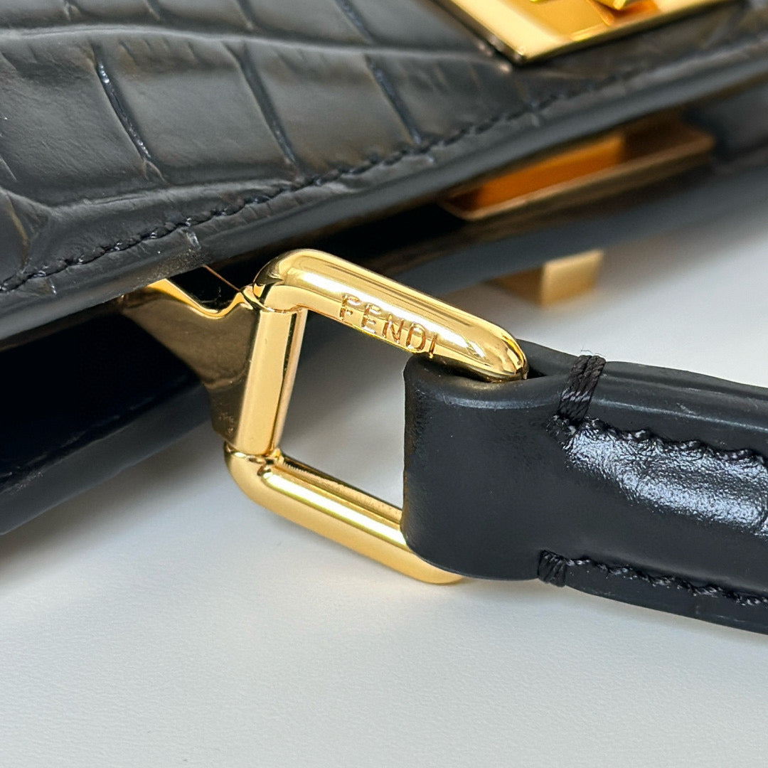 Fendi Peekaboo ISeeU Petite Precious Skin Bag