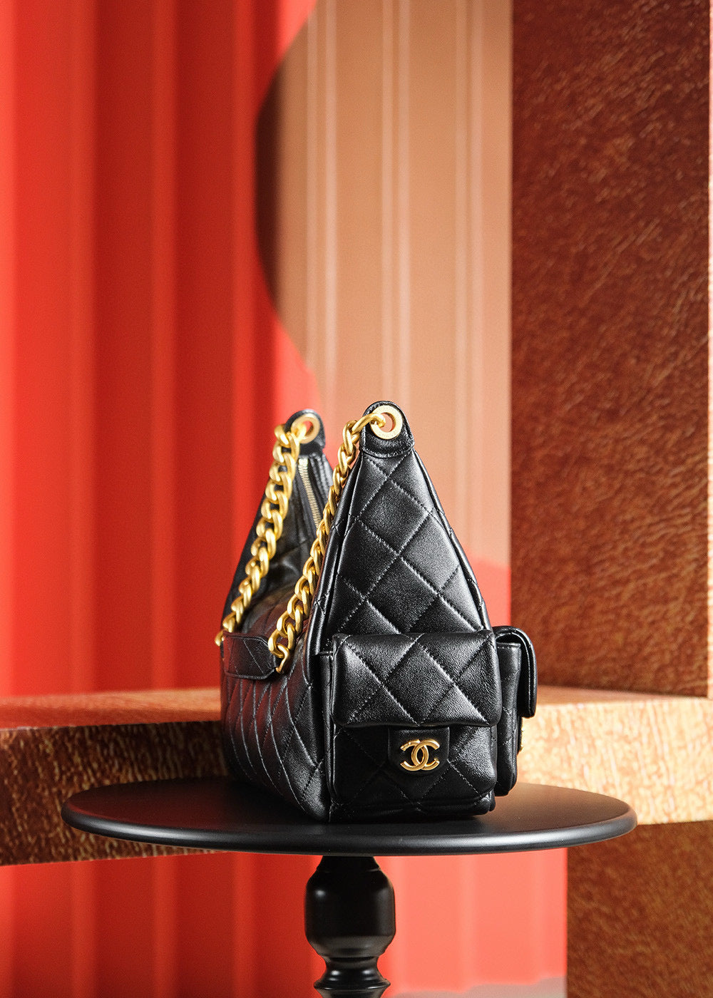 Chanel 25C Hobo Bag (27x35x18cm)