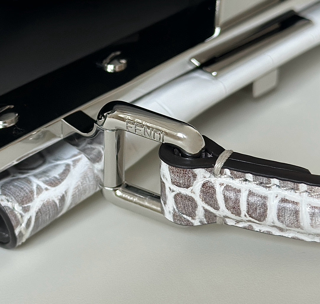 Fendi Peekaboo ISeeU Petite Precious Skin Bag