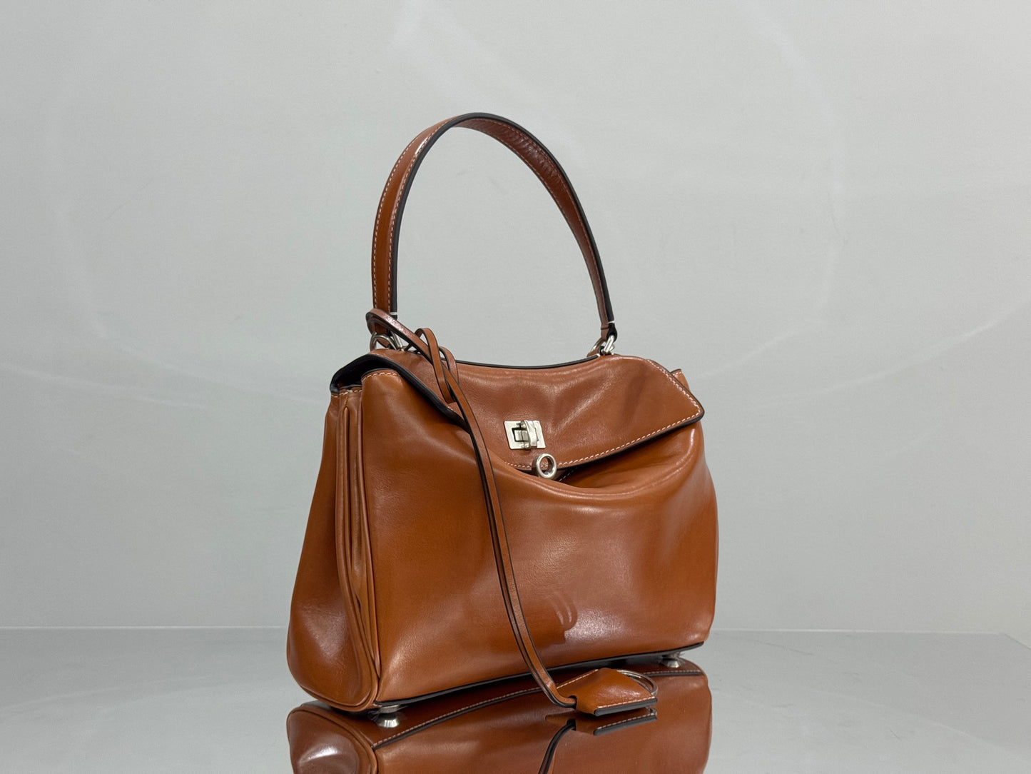 BLCG Rodeo Mini Leather Tote Handbag 29x20x10cm