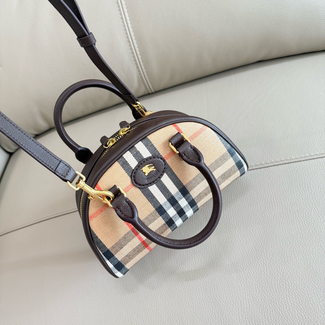 Burberry Mini Highlands Bowling Bag