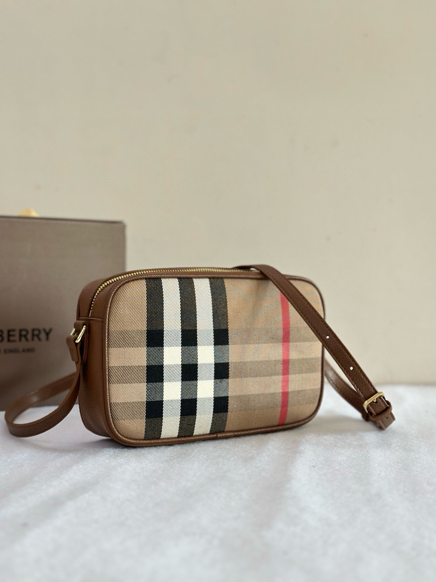 BB Check Camera Bag