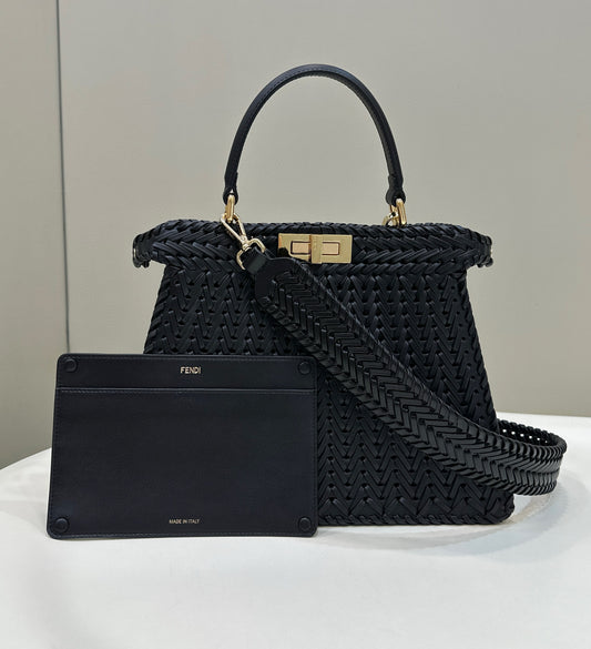 Fendi Vitello King Petite Peekaboo Bag