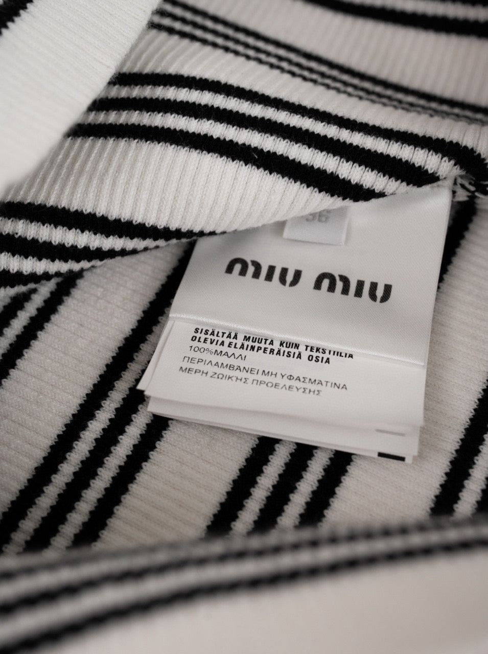 Miu Miu Crop Top