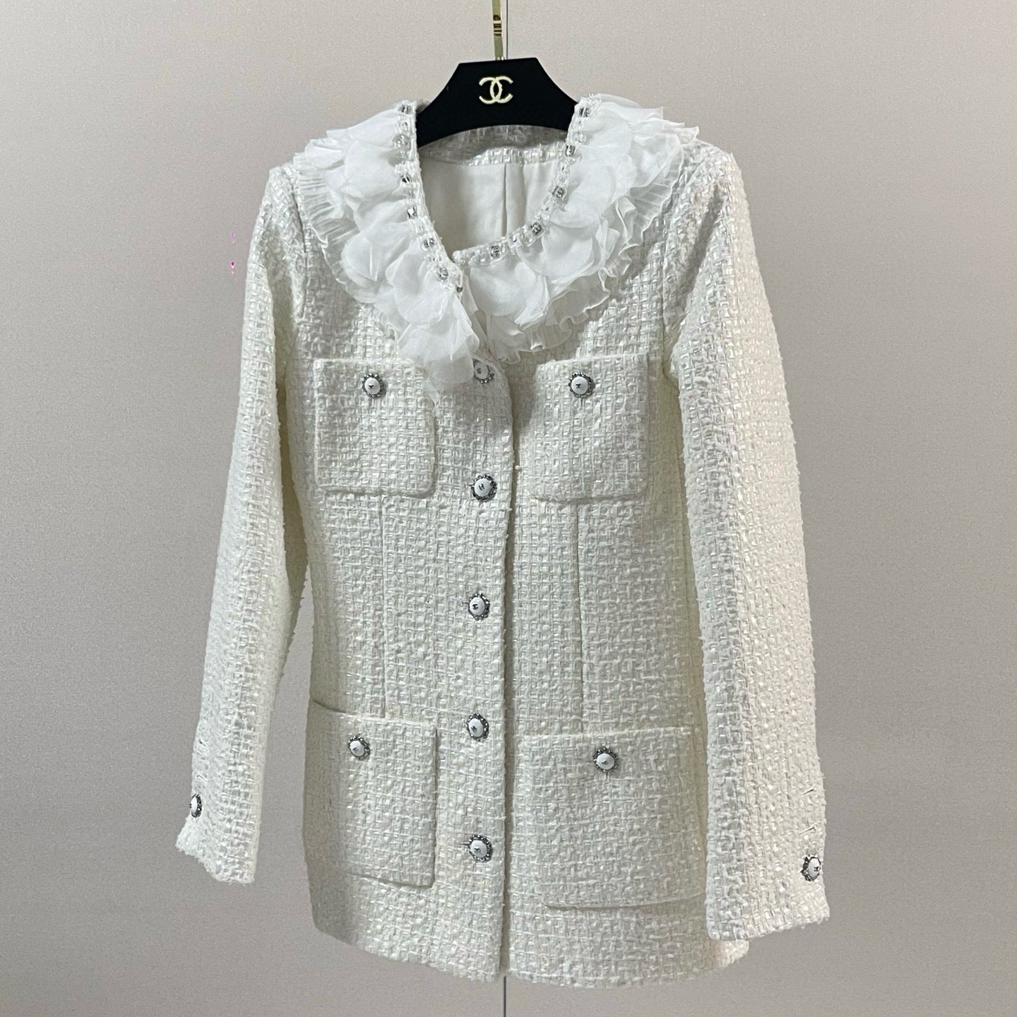 Chanel Tweed Jacket With Shorts Set