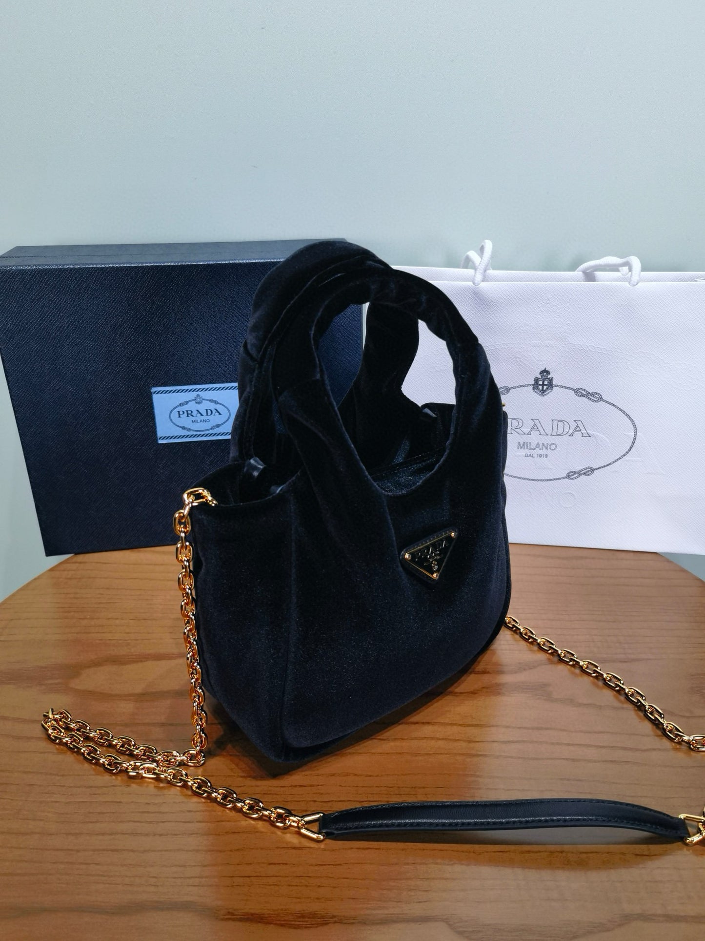 PD Velvet Mini Handbag