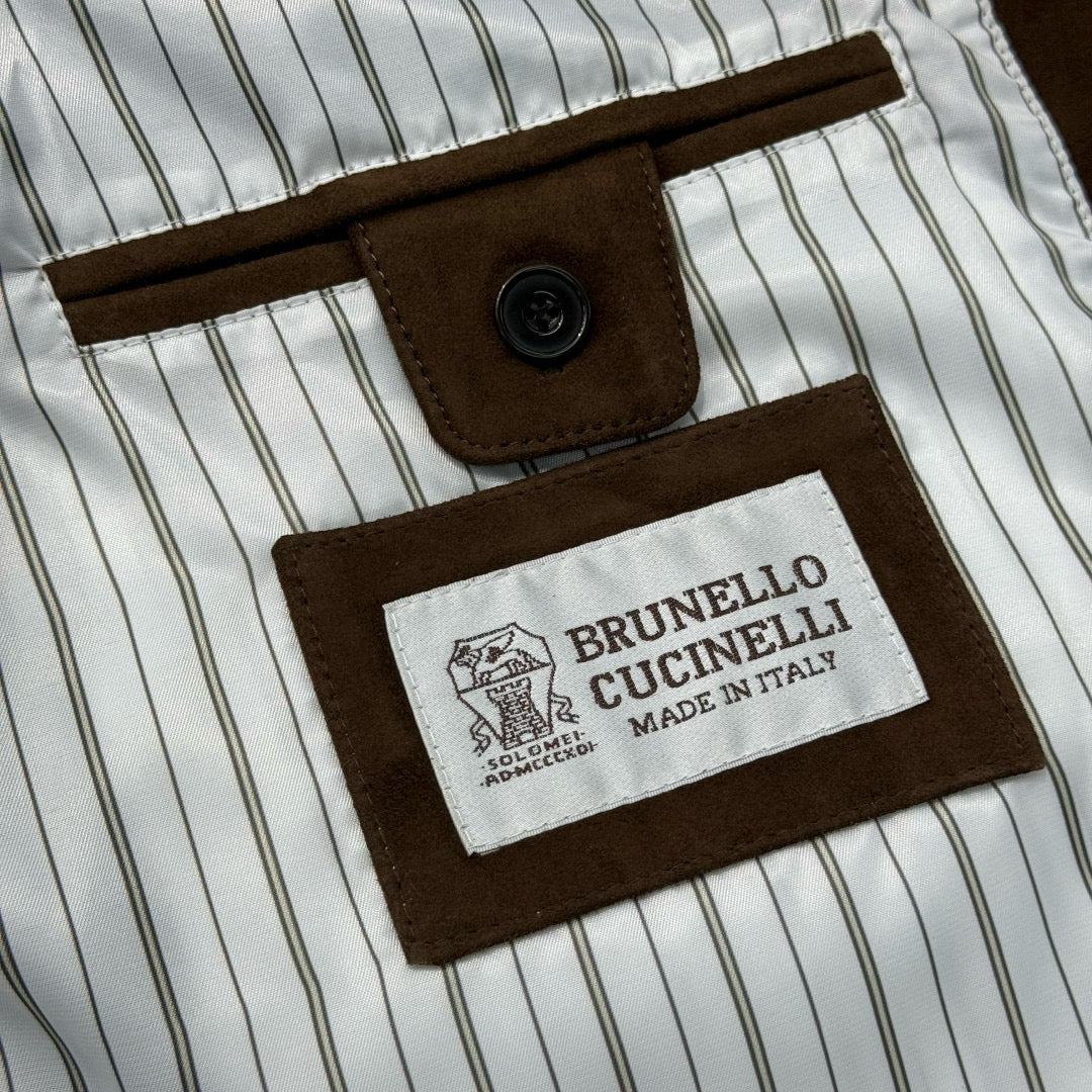 Brunello Cucinelli Leather Jacket