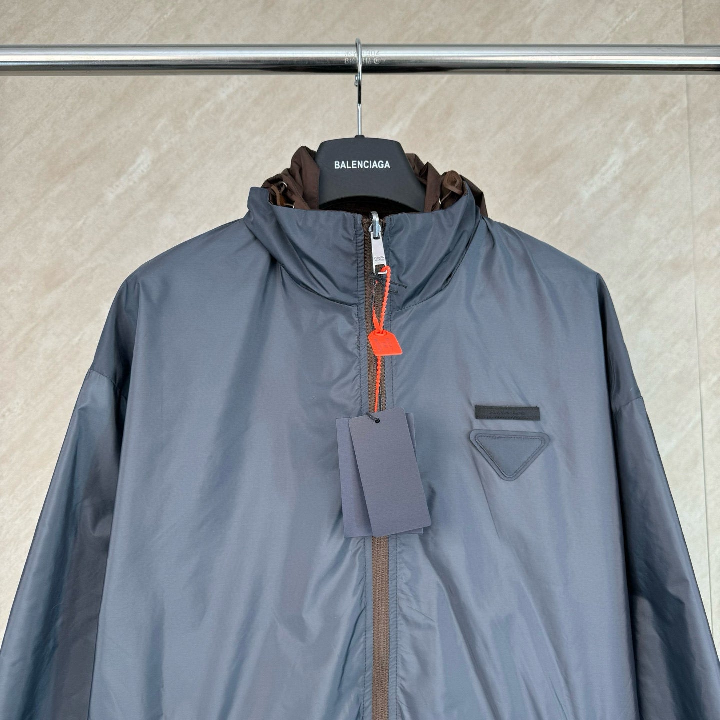 Prada Reversible Hooded Re-Nylon Jacket