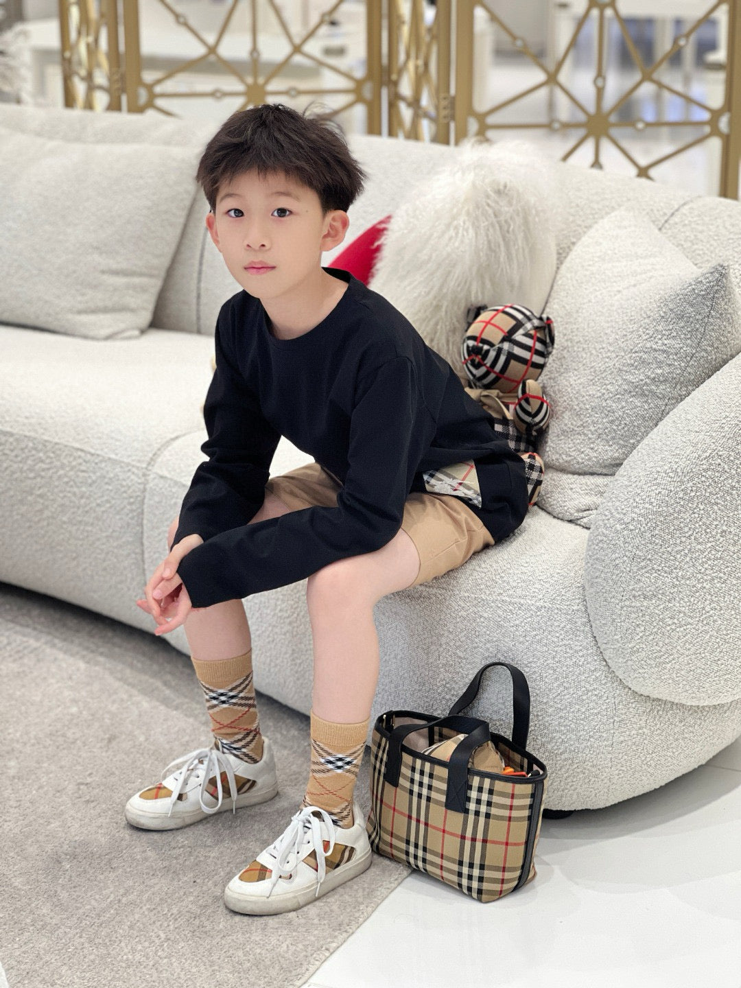 Burberry Sweater/Short Set