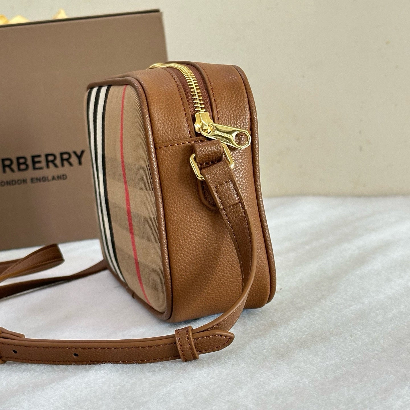 BB Check Camera Bag