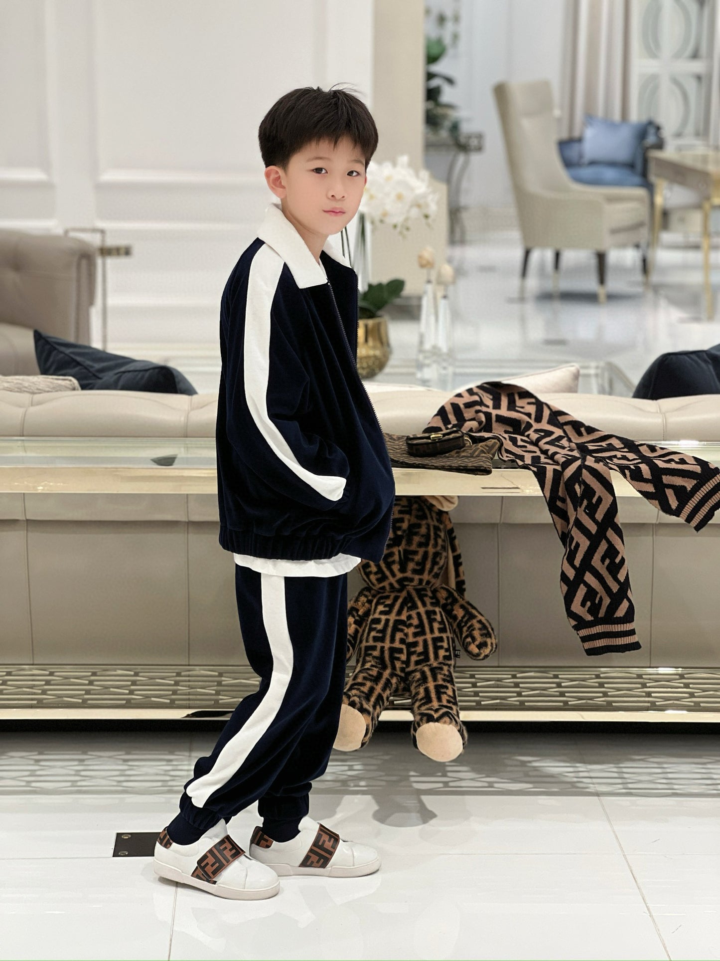 Fendi Jacket/Long Pant Set