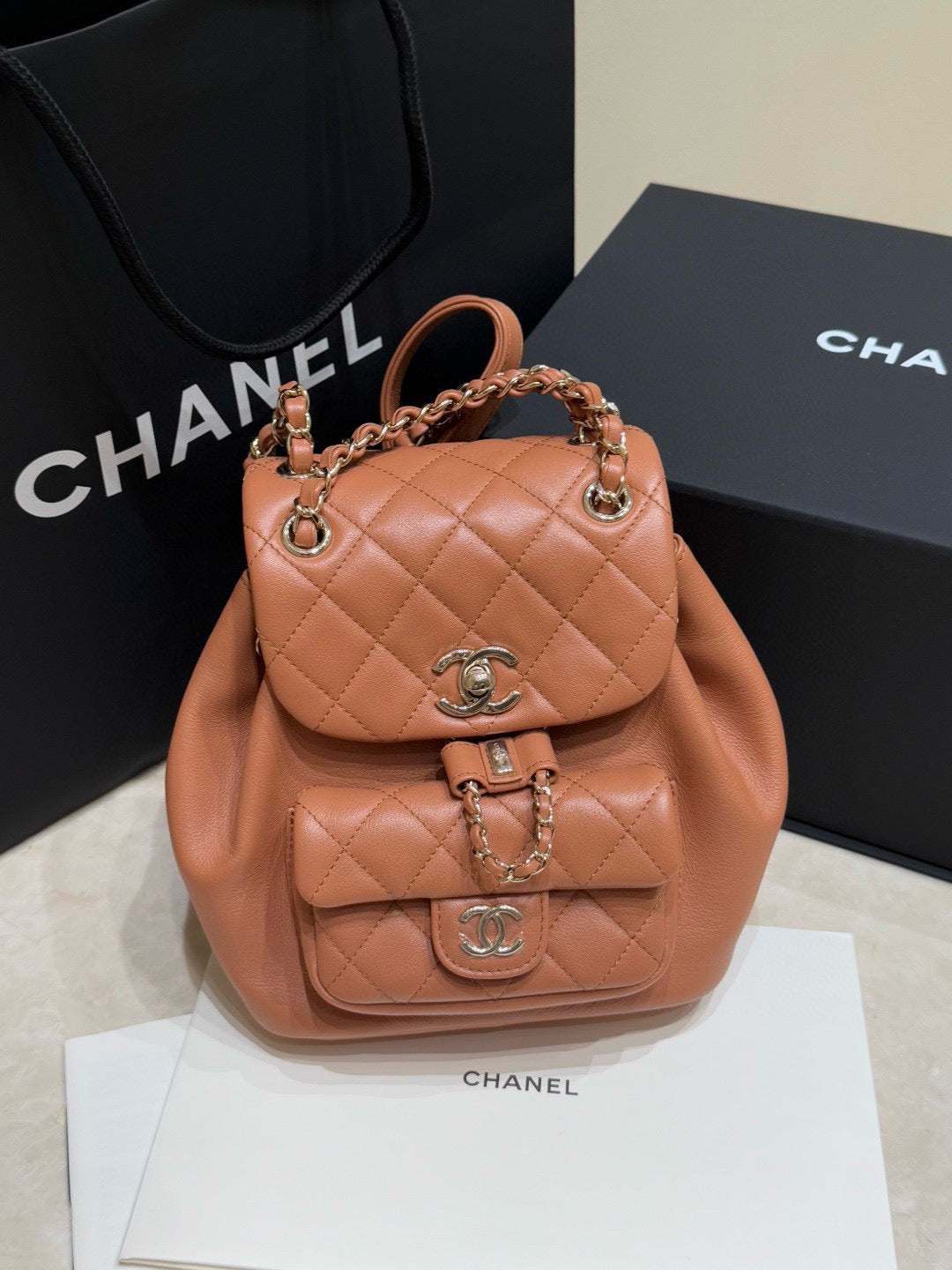 Chanel Duma Backpack (18x18x12cm)