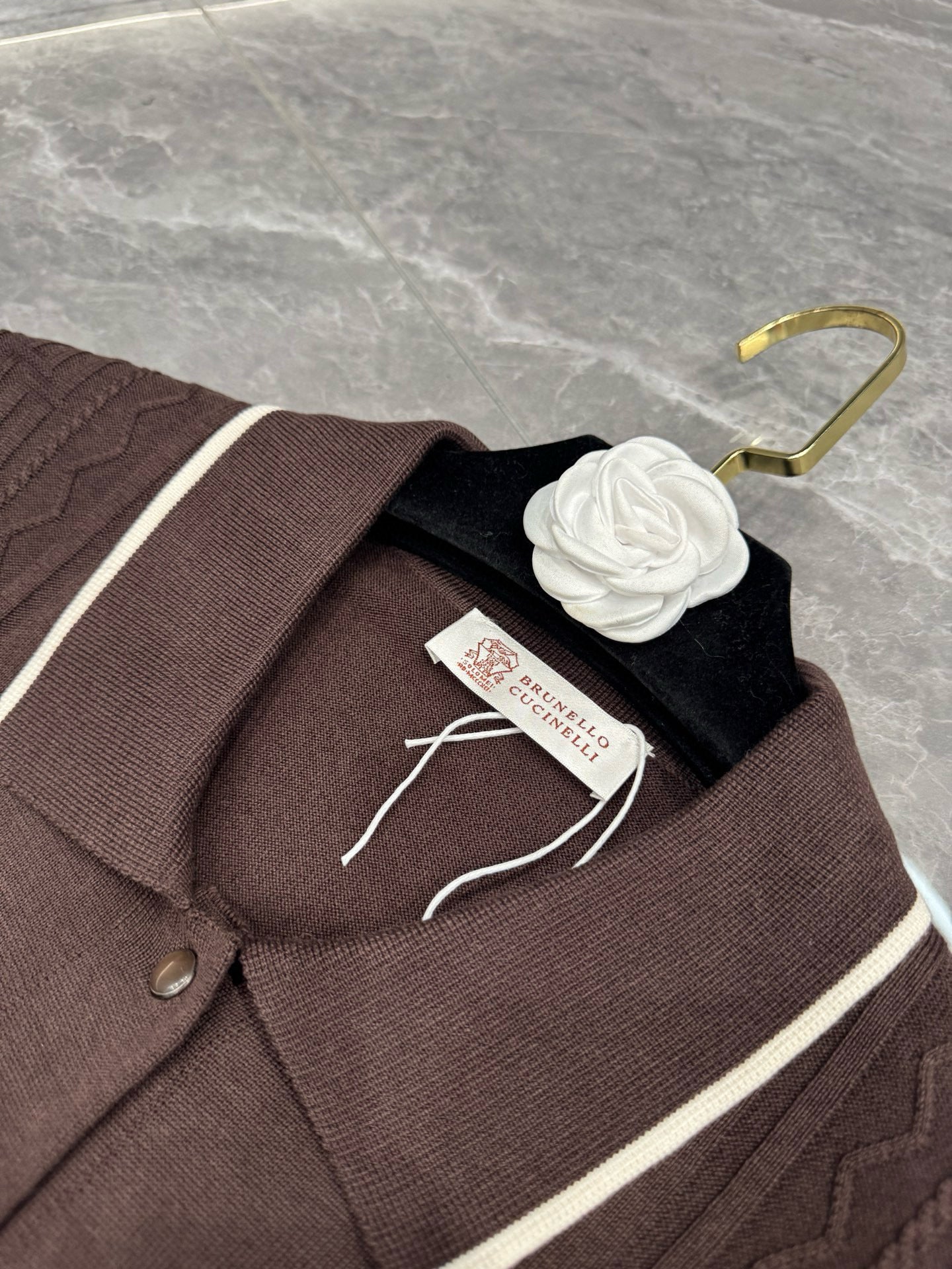 Brunello Cucinelli Long Sleeve Polo