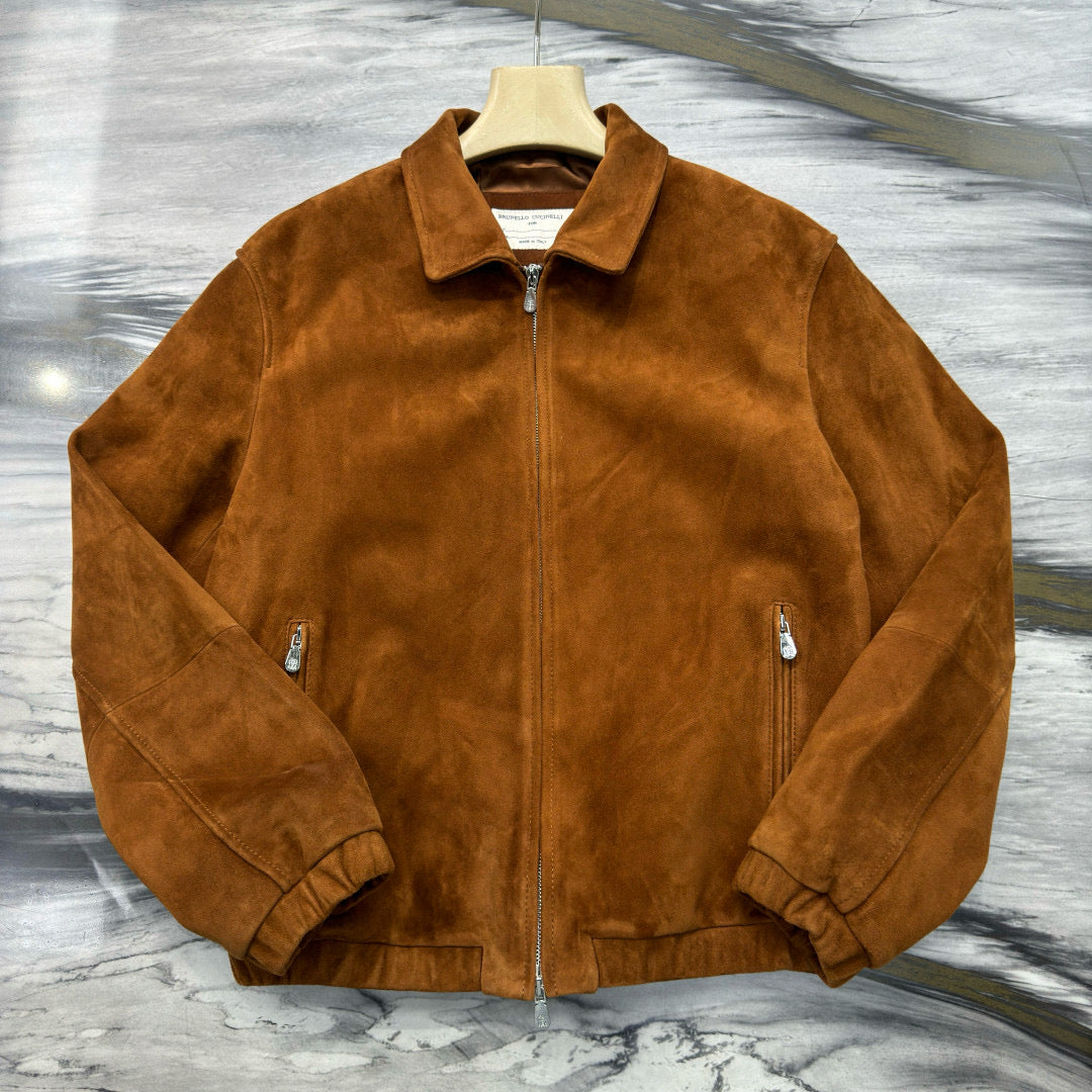 Brunello Cucinelli Leather Jacket