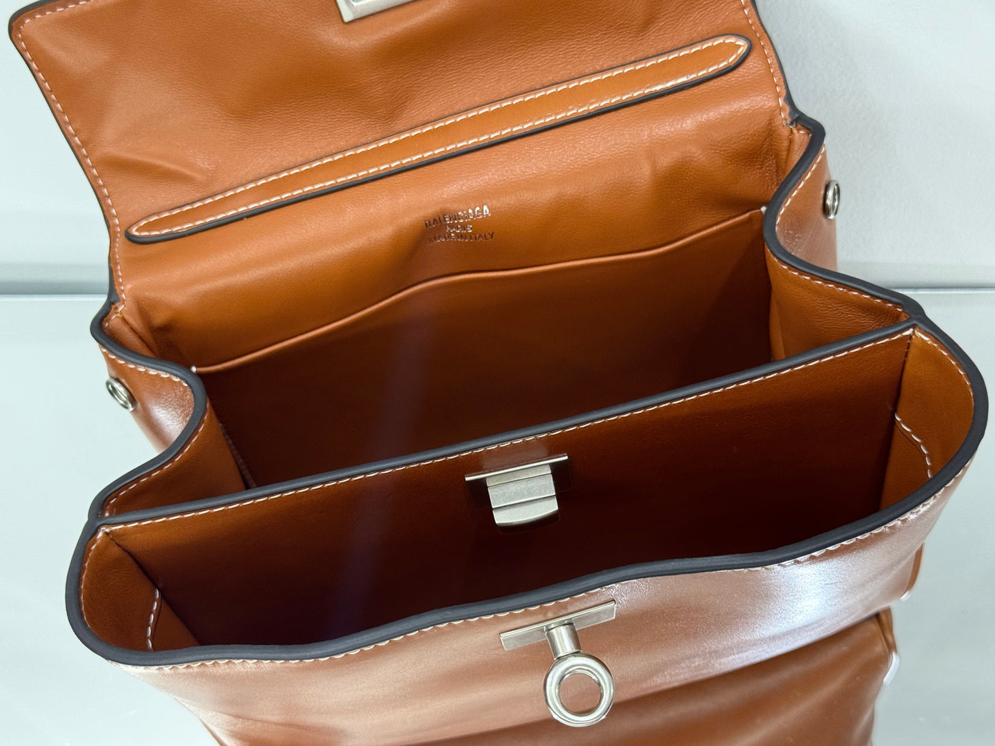 BLCG Rodeo Mini Leather Tote Handbag 22x19x8cm