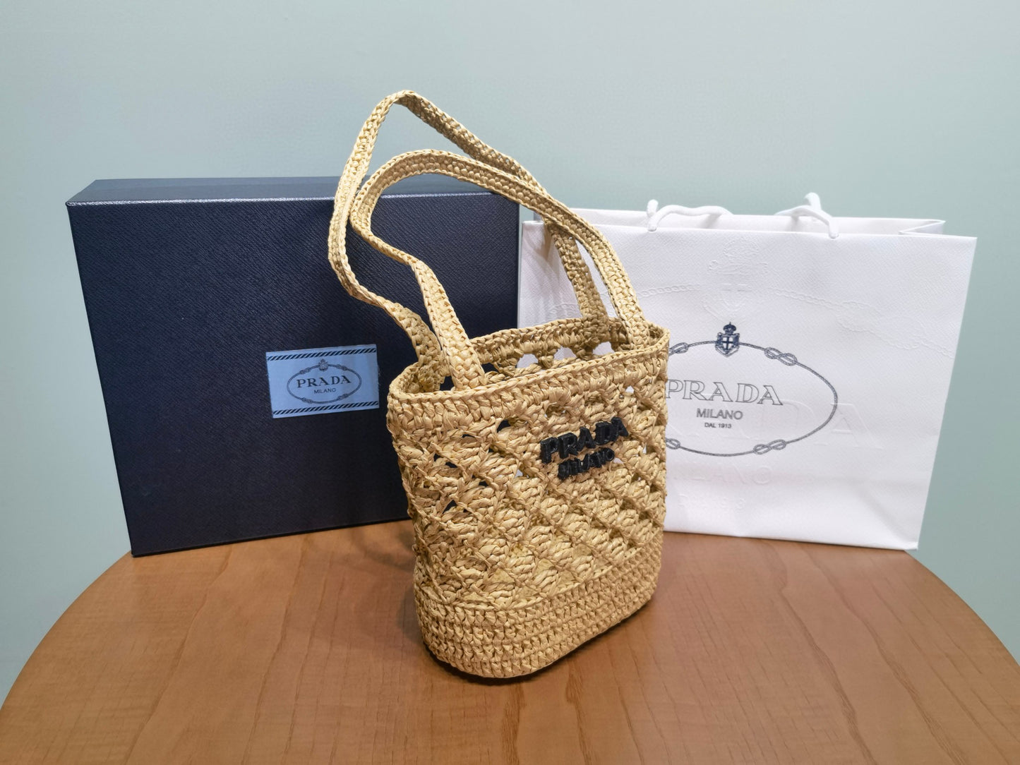 PD Mini Crochet Tote Bag