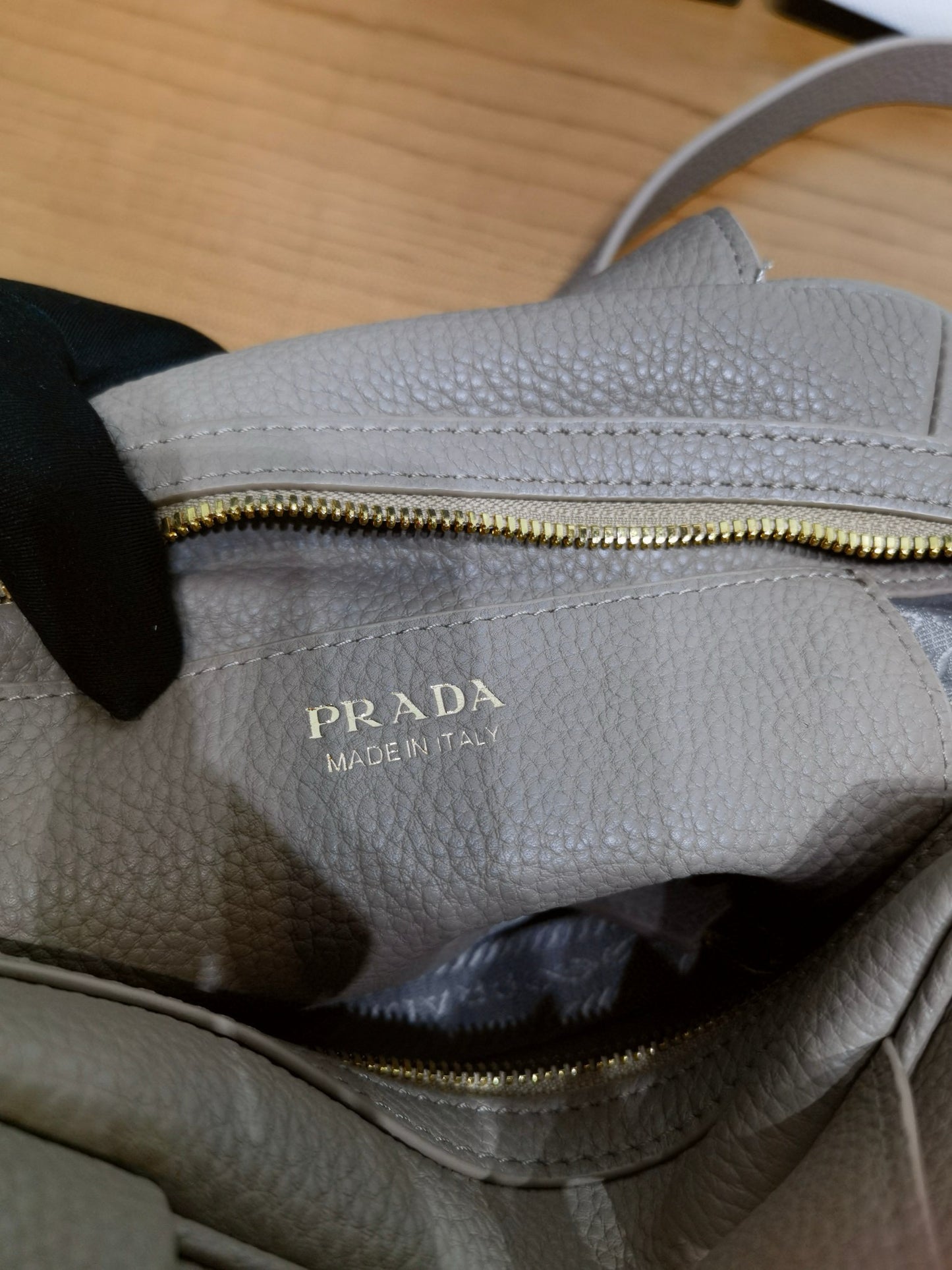 PD Clay Grey Top-Handle Bag 28x20x13cm