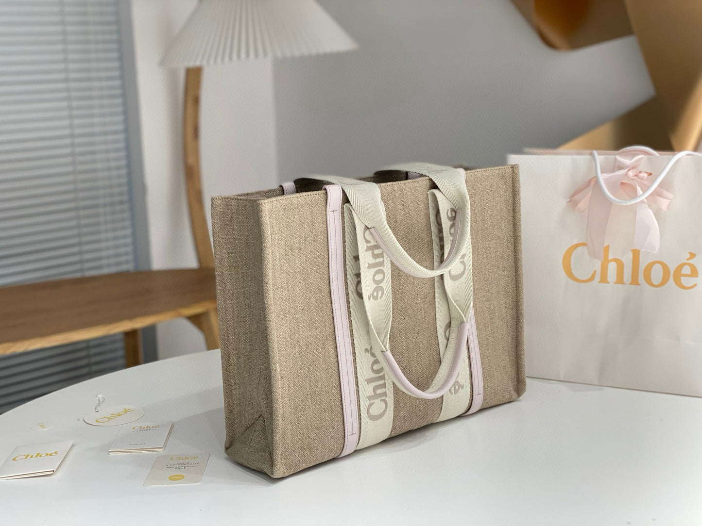 Chloe Woody Tote Bag