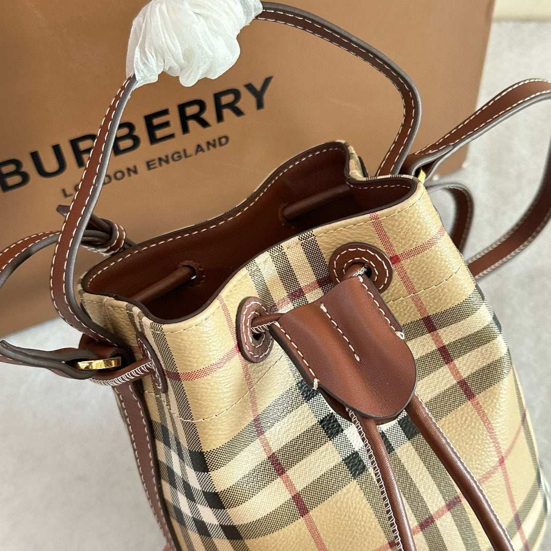 BBR Check Bucket Bag