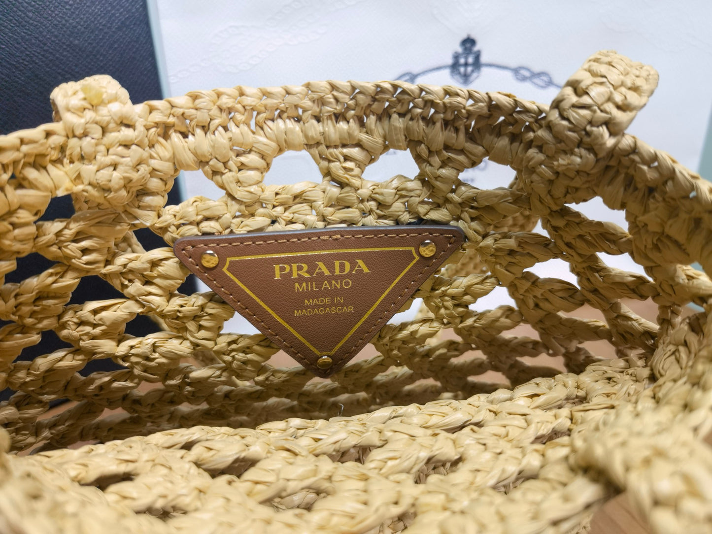 PD Mini Crochet Tote Bag