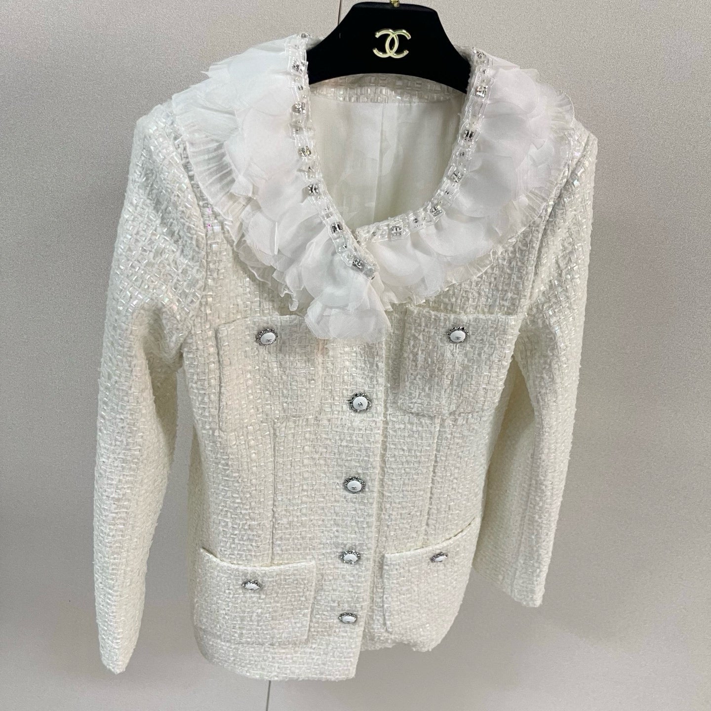 Chanel Tweed Jacket With Shorts Set