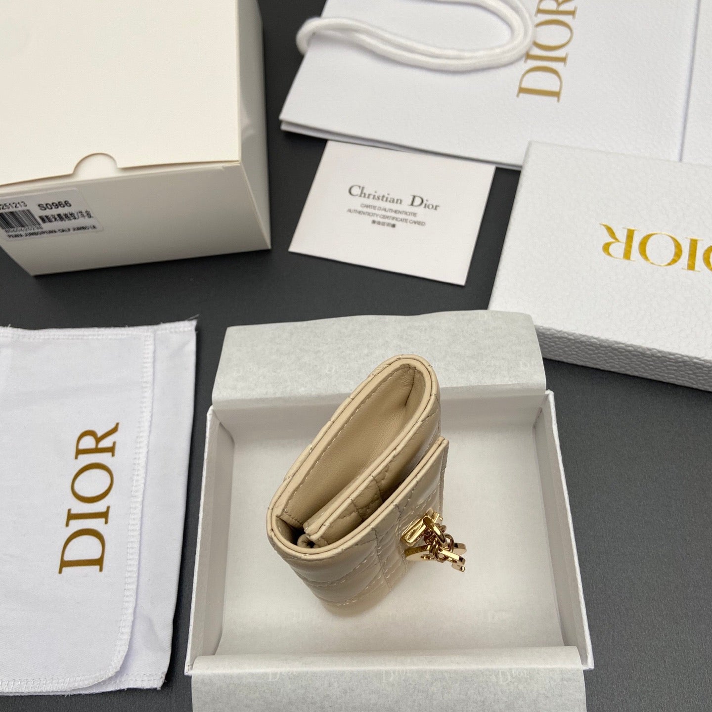 Dior Jolie Glycine Wallet