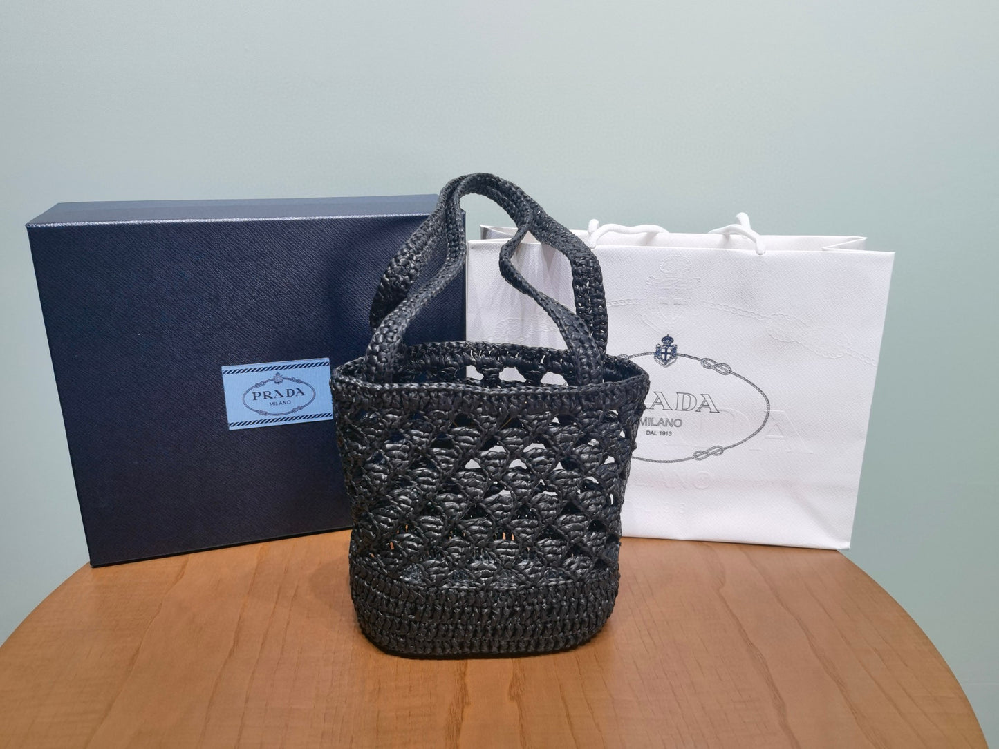 PD Mini Crochet Tote Bag